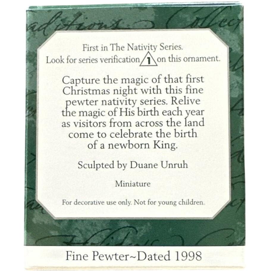 1998 The Nativity Hallmark Ornament (Nativity) QXM4156
