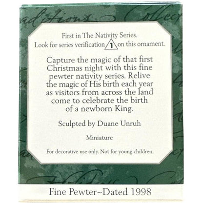 1998 The Nativity Hallmark Ornament (Nativity) QXM4156