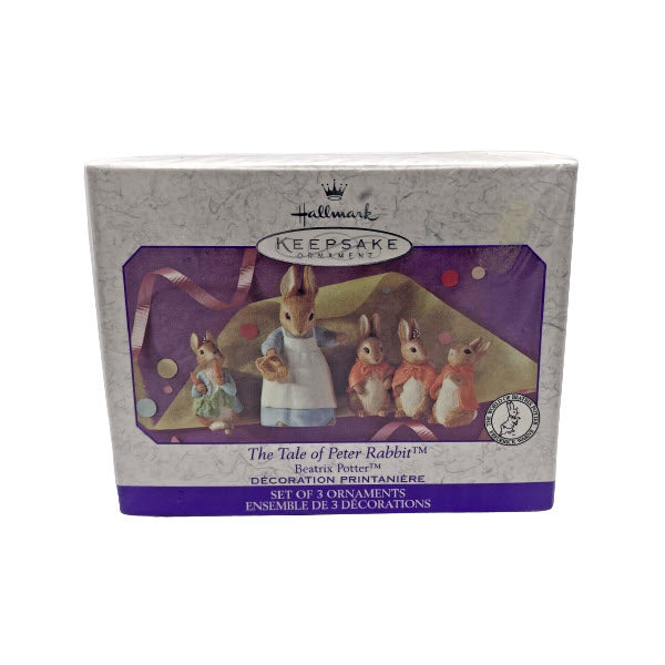 1998 The Tale of Peter Rabbit Hallmark Ornament (Beatrix Potter) QEO8397
