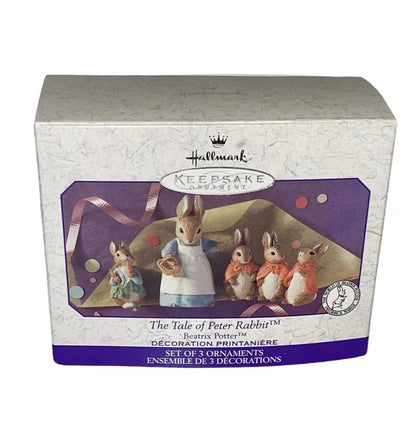1998 The Tale of Peter Rabbit Hallmark Ornament (Beatrix Potter) QEO8397 Image2