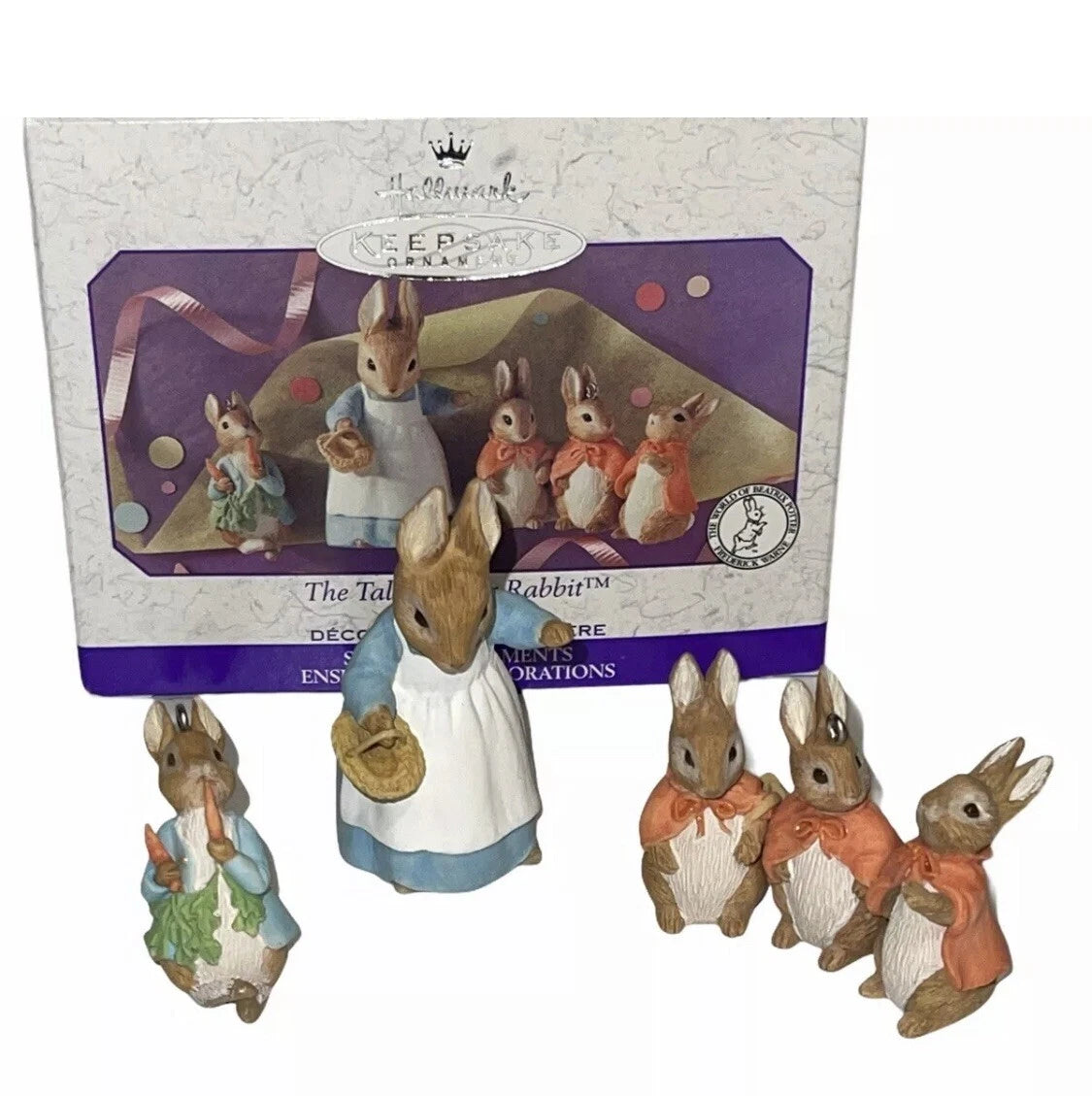 1998 The Tale of Peter Rabbit Hallmark Ornament (Beatrix Potter) QEO8397 Image6