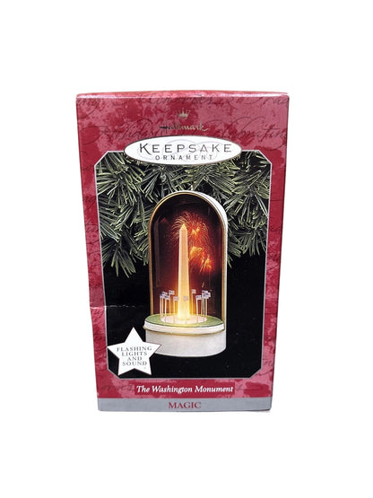 1998 The Washington Monument Hallmark Ornament (Flashing Lights and Sound) QLX7553