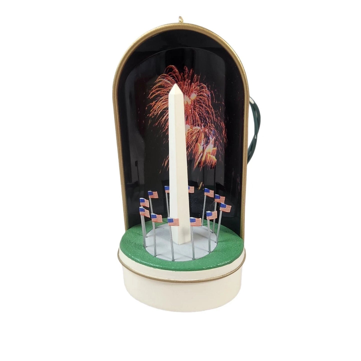 1998 The Washington Monument Hallmark Ornament (Flashing Lights and Sound) QLX7553