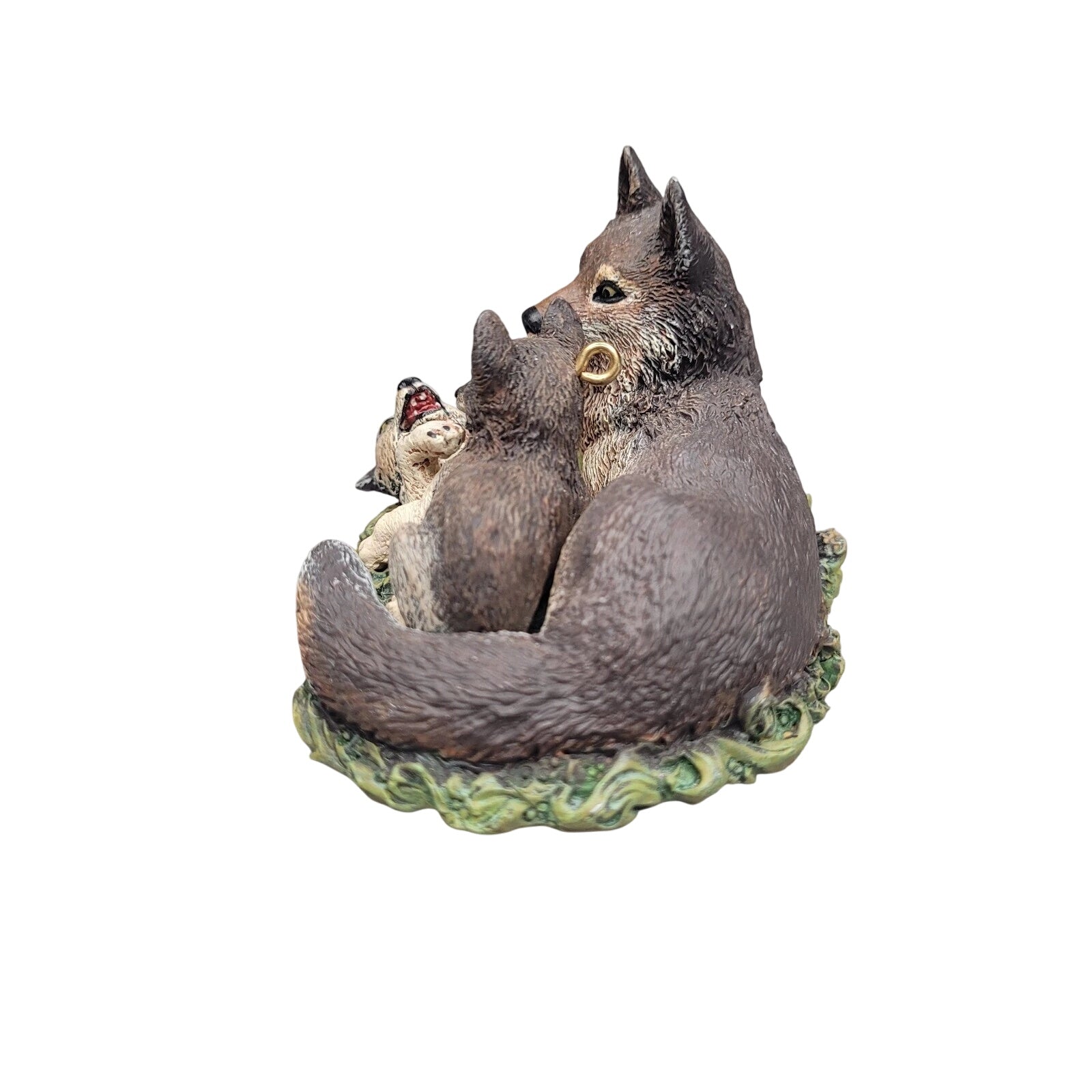 1998 Timber Wolves at Play Hallmark Ornament (Majestic Wilderness) QX6273