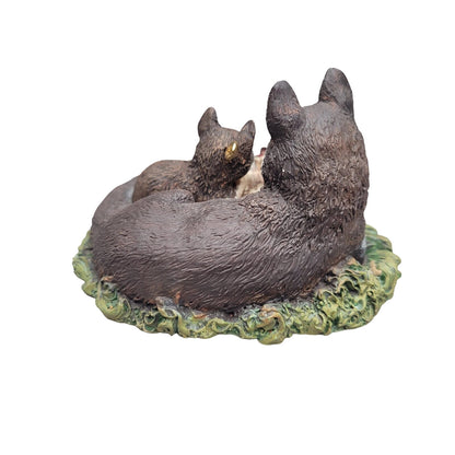 1998 Timber Wolves at Play Hallmark Ornament (Majestic Wilderness) QX6273