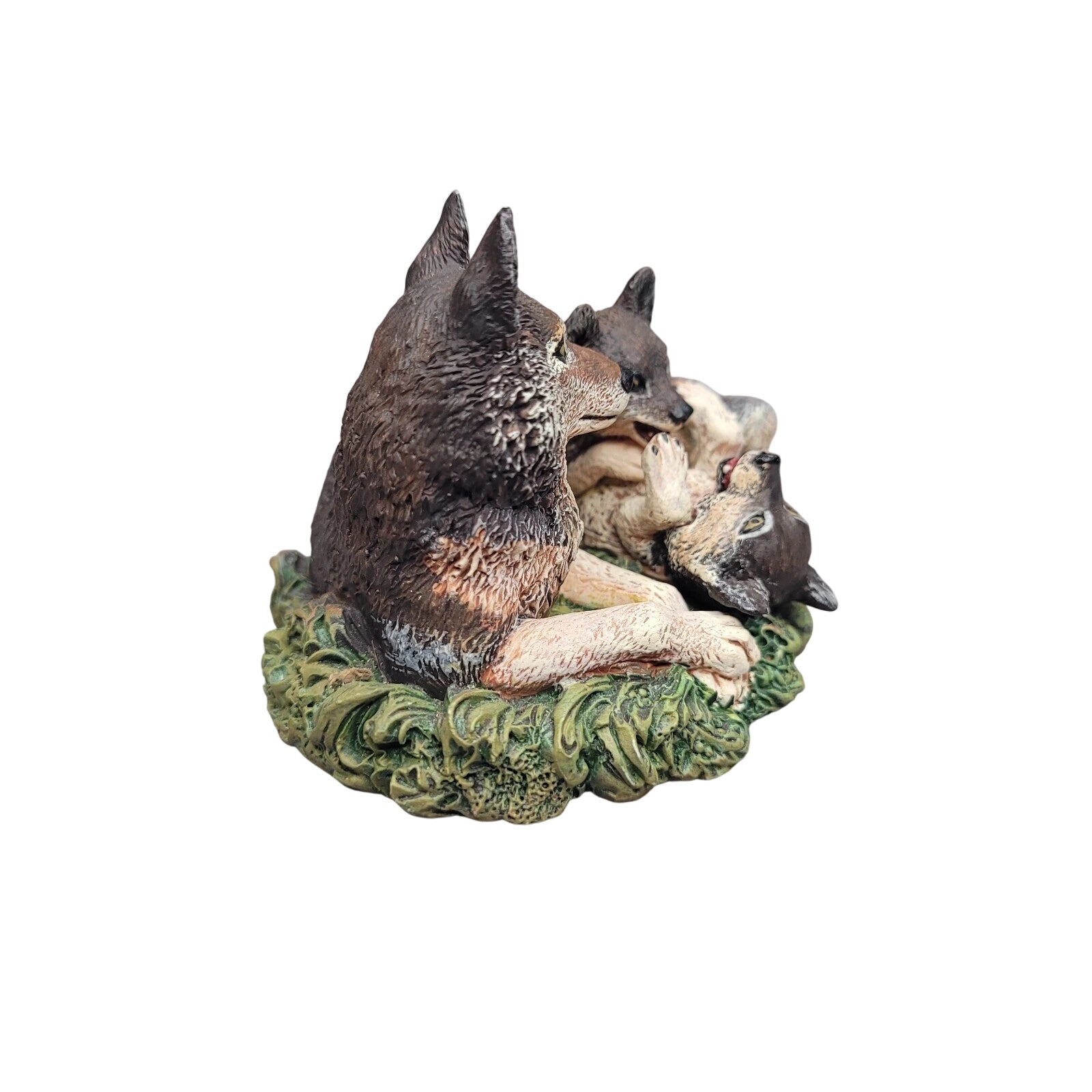 1998 Timber Wolves at Play Hallmark Ornament (Majestic Wilderness) QX6273