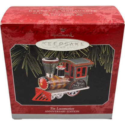 1998 Tin Locomotive Hallmark Ornament (Tin Locomotive) QX6826