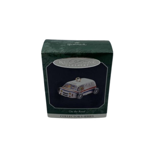 1998 Tin Mail Truck Hallmark Ornament (On the Road) QXM4213