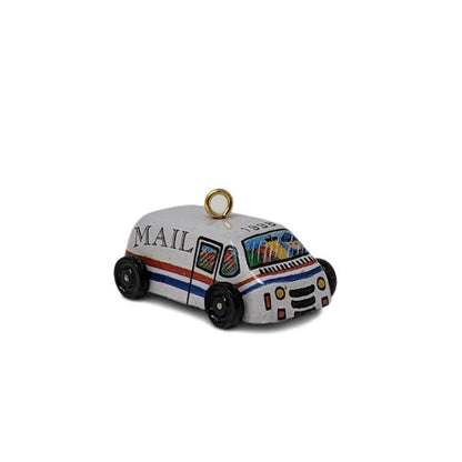 1998 Tin Mail Truck Hallmark Ornament (On the Road) QXM4213