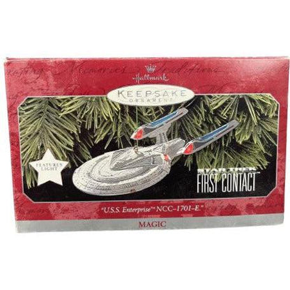 1998 U.S.S. Enterprise NCC-1701-E Hallmark Ornament (Star Trek) QXI7633