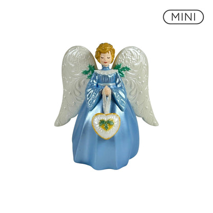 1998 Victorian Angel Miniature Tree Topper Hallmark Ornament (Angel) QXM4293 Image1