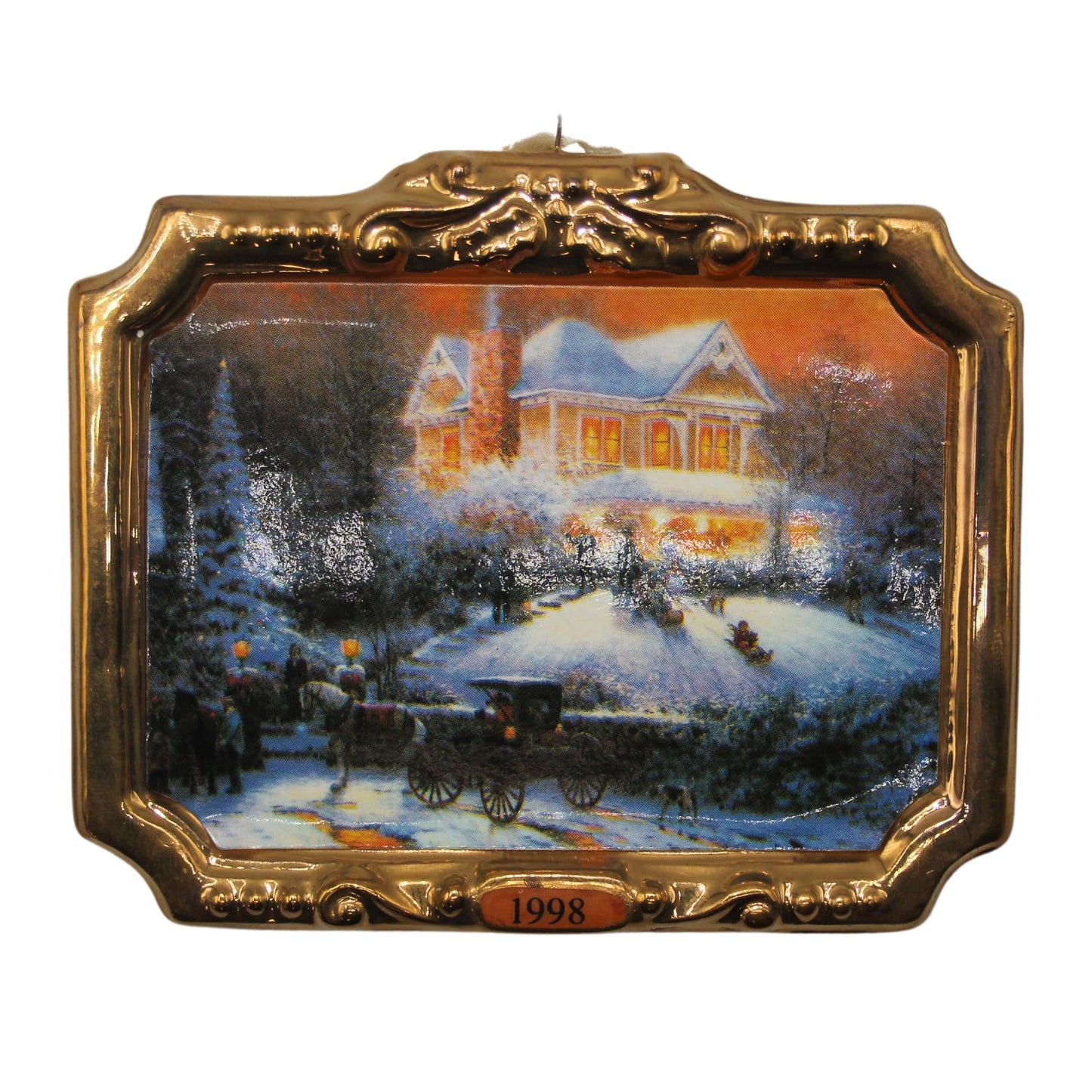 1998 Victorian Christmas II Hallmark Ornament (Thomas Kinkade) QX6343