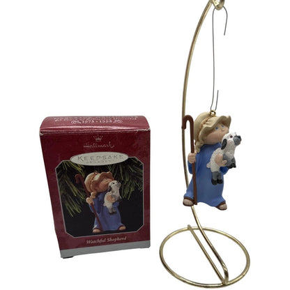 1998 Watchful Shepherd Hallmark Ornament (Shepherd) QX6496