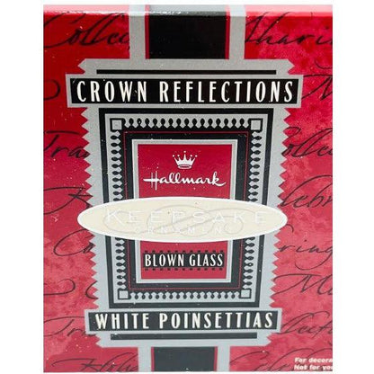 1998 White Poinsettias Hallmark Ornament (Holiday Traditions) QBG6923