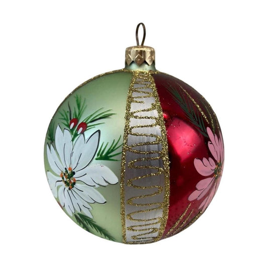 1998 White Poinsettias Hallmark Ornament (Holiday Traditions) QBG6923 Image1