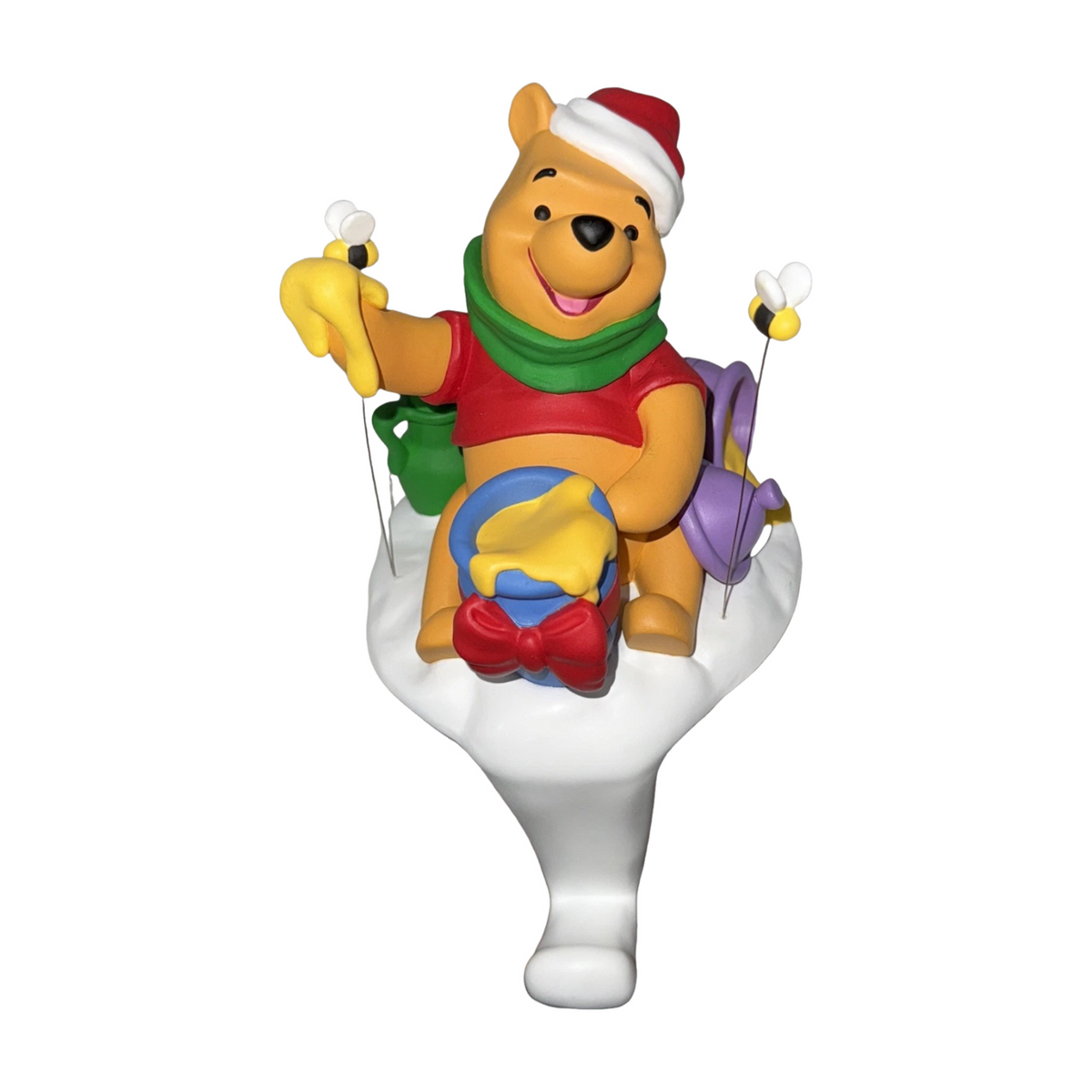 1998 Winnie the Pooh - Stocking Hanger Hallmark Ornament (Winnie the Pooh) XSH4063 Image1