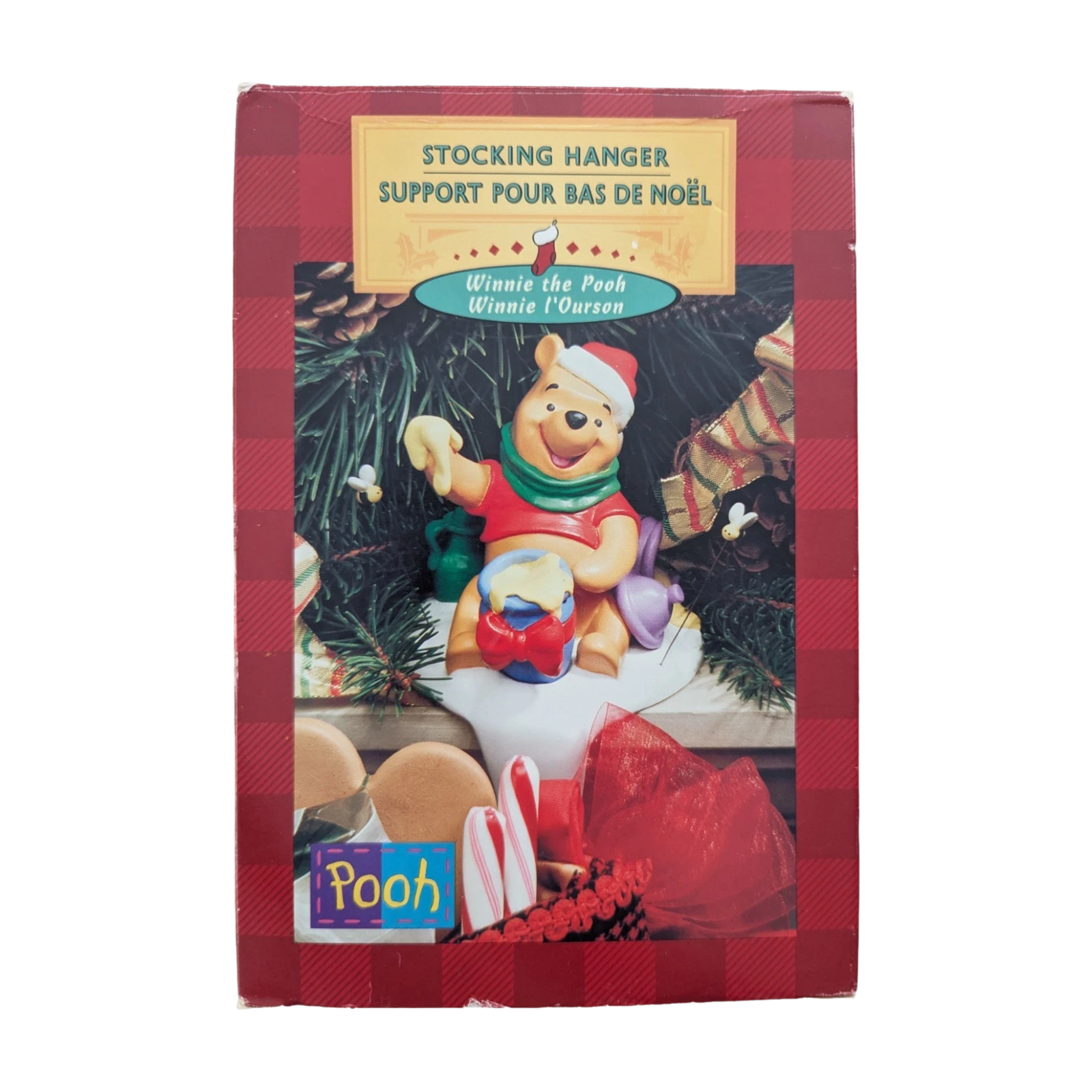 1998 Winnie the Pooh - Stocking Hanger Hallmark Ornament (Winnie the Pooh) XSH4063 Image2