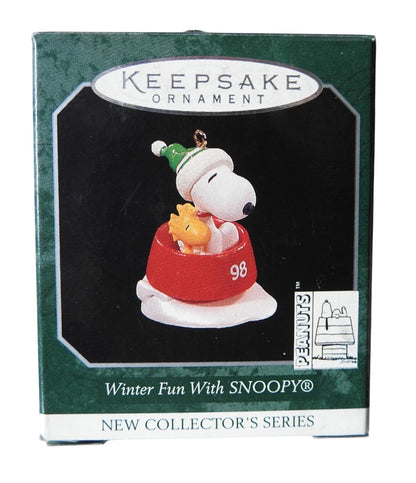 1998 Winter Fun With Snoopy Hallmark Ornament (Winter Fun with Snoopy) QXM4243