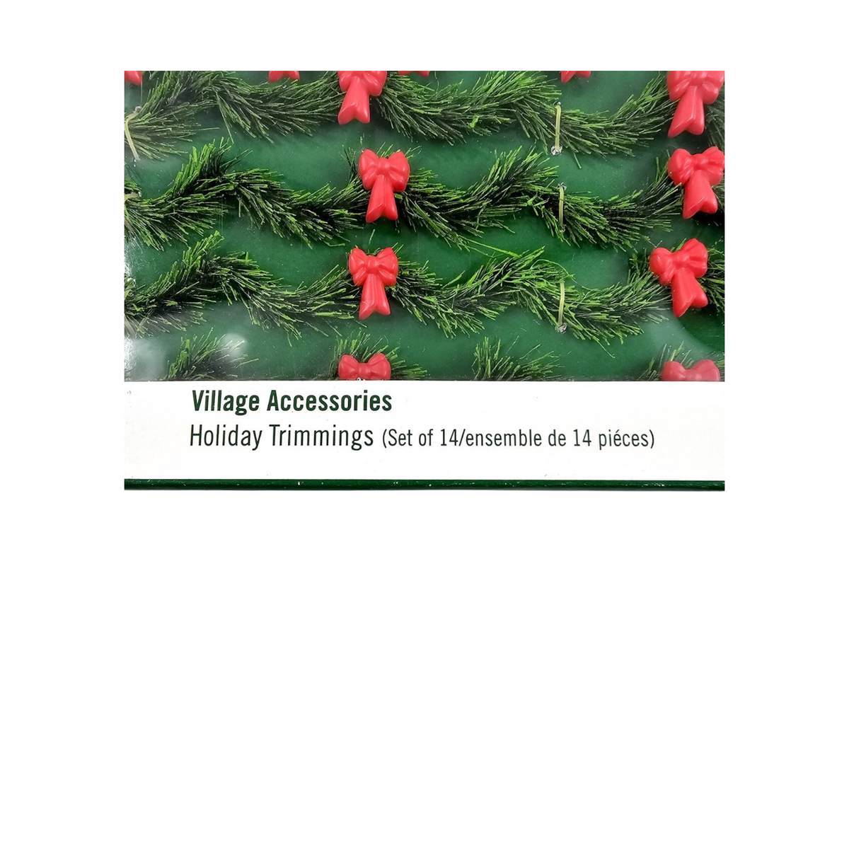 1998/2002 “Holiday Trimmings” Set of 14 – Department 56 Village Accessories — Item #56.53042 Image4