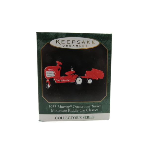 1999 1955 Murray Tractor and Trailer Hallmark Ornament (Miniature Kiddie Car Classics) QXM4479