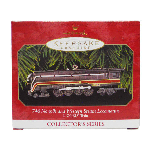 1999 746 Norfolk and Western Steam Locomotive Hallmark Ornament (Lionel) QX6377