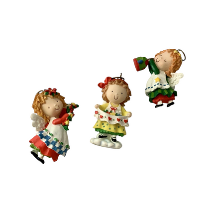 1999 Angel Place Gardens  - Laurel, Jasmine, Holly with Tin Box (Angels)