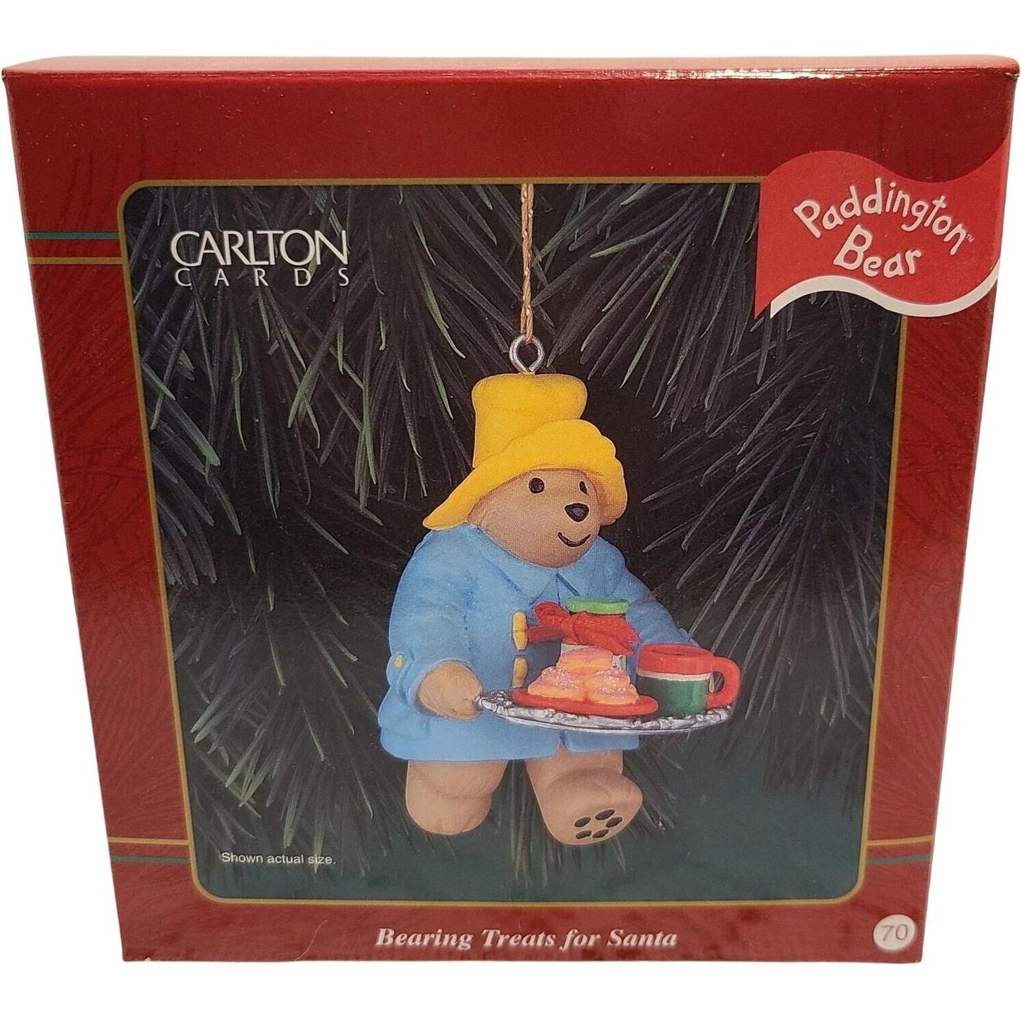 1999 Bearing Treats for Santa - Paddington Bear Carlton Cards Ornaments (Teddy Bear) CXOR-048A