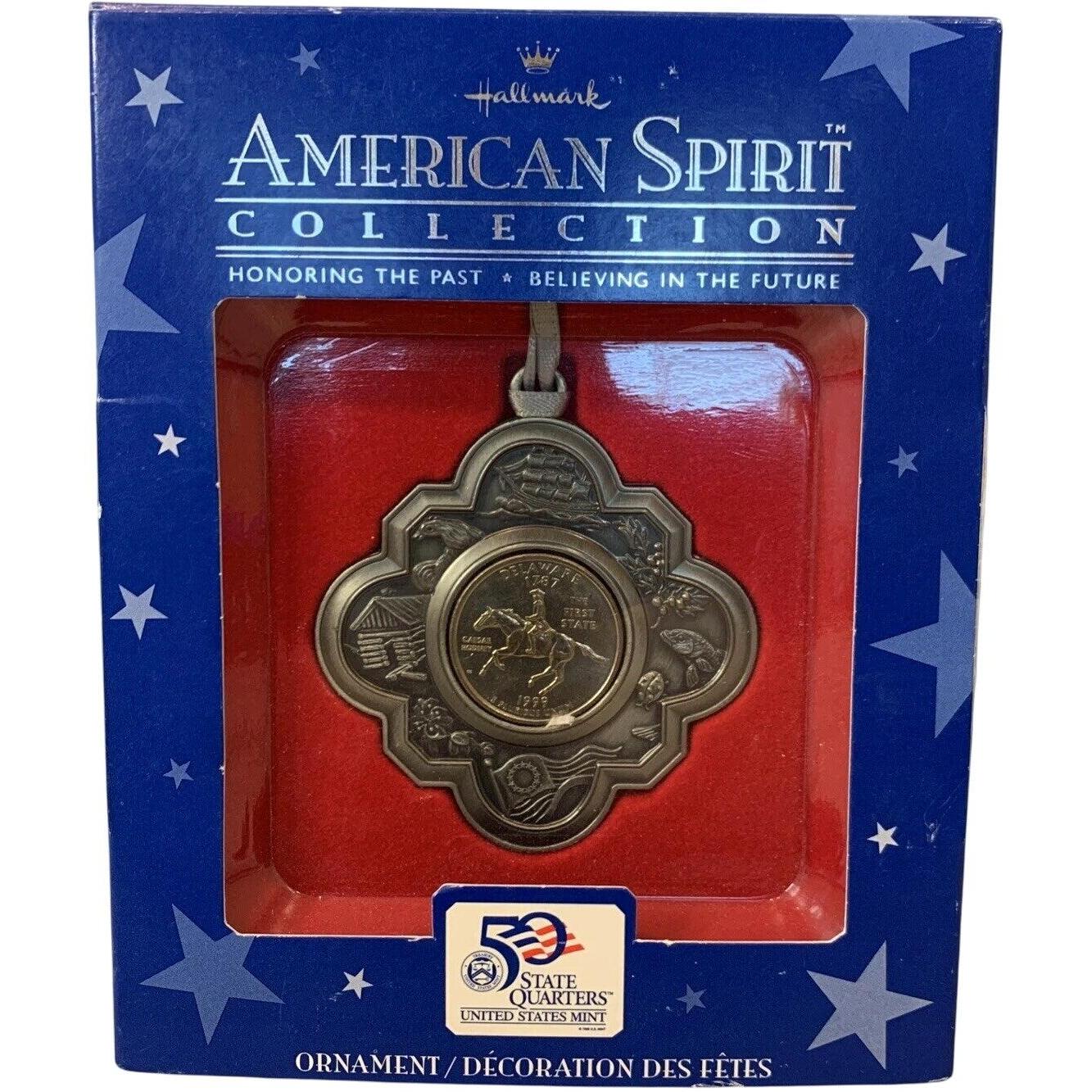 1999 Delaware Quarter Ornament Hallmark Ornament (50 State Quarters) QMP9400
