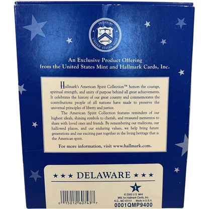1999 Delaware Quarter Ornament Hallmark Ornament (50 State Quarters) QMP9400