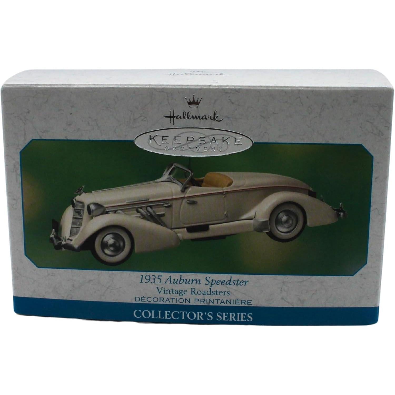 1999 Hallmark Ornament (1935) Auburn Speedster Hallmark Ornament (Vintage Roadsters) QEO8401