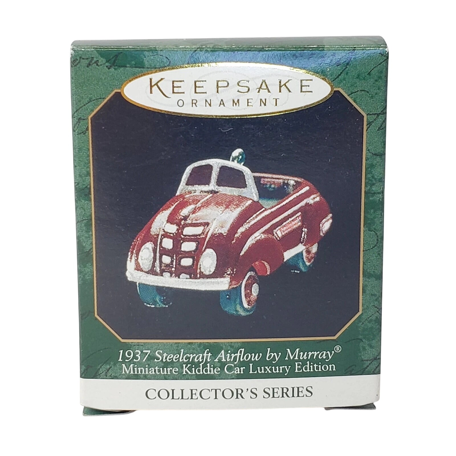 1999 Hallmark Ornament (1937) Steelcraft Airflow by Murray Hallmark Ornament (Miniature Kiddie Car Luxury Edition) QXM4477