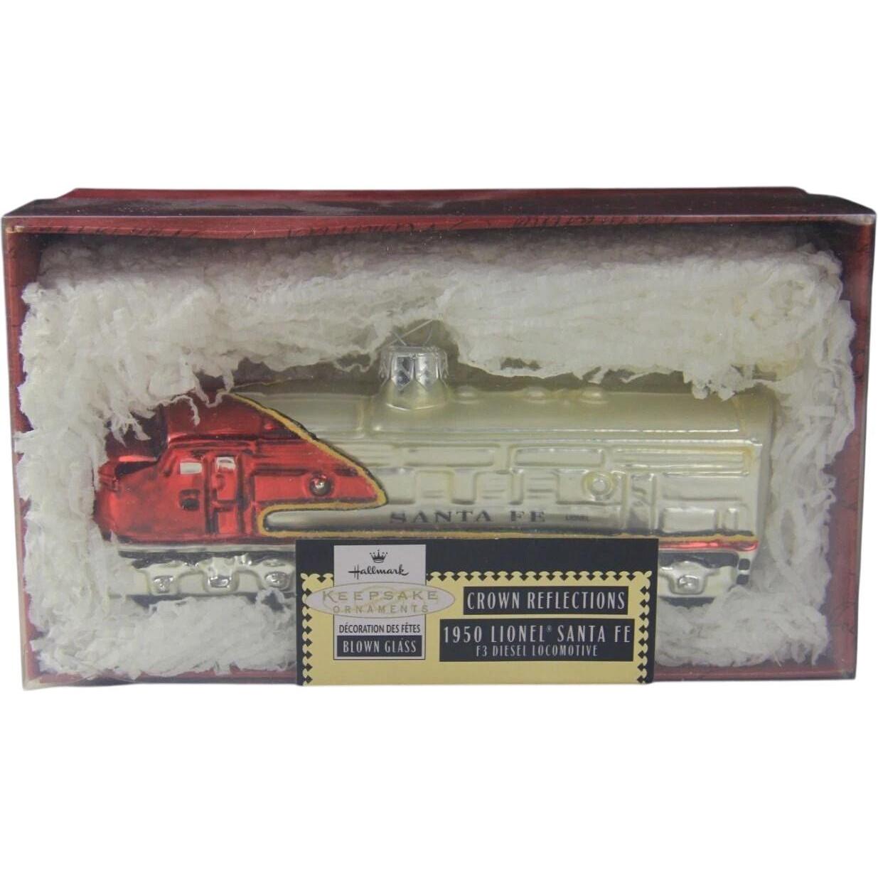 1999 (1950) Lionel Santa Fe F3 Diesel Locomotive (Lionel Blown Glass)