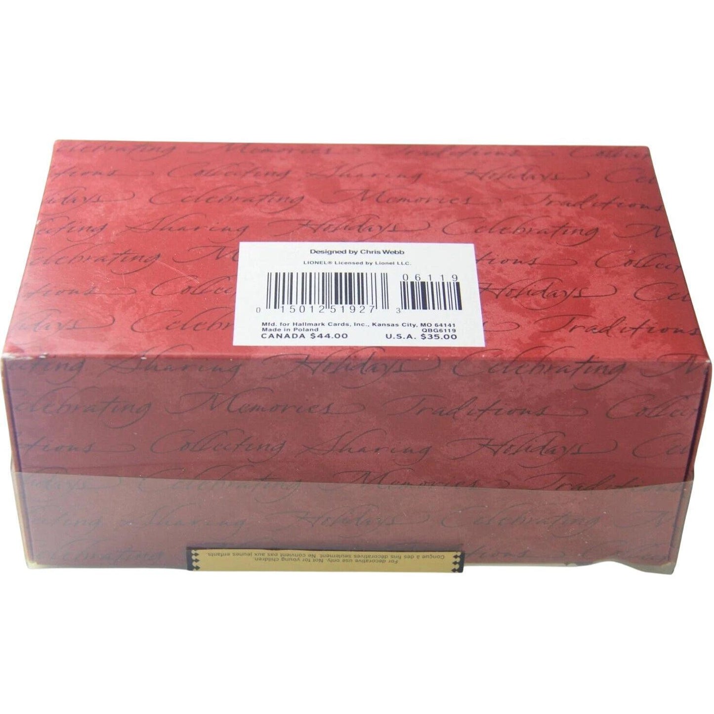 1999 (1950) Lionel Santa Fe F3 Diesel Locomotive (Lionel Blown Glass)