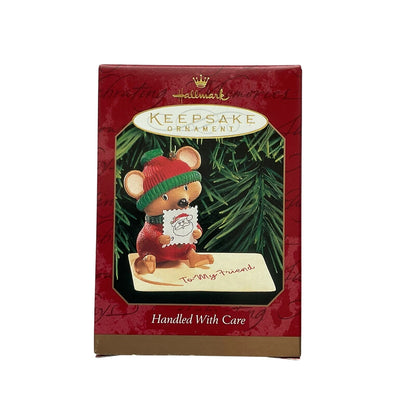 1999 Handled With Care Hallmark Ornament (Mouse) QX6769