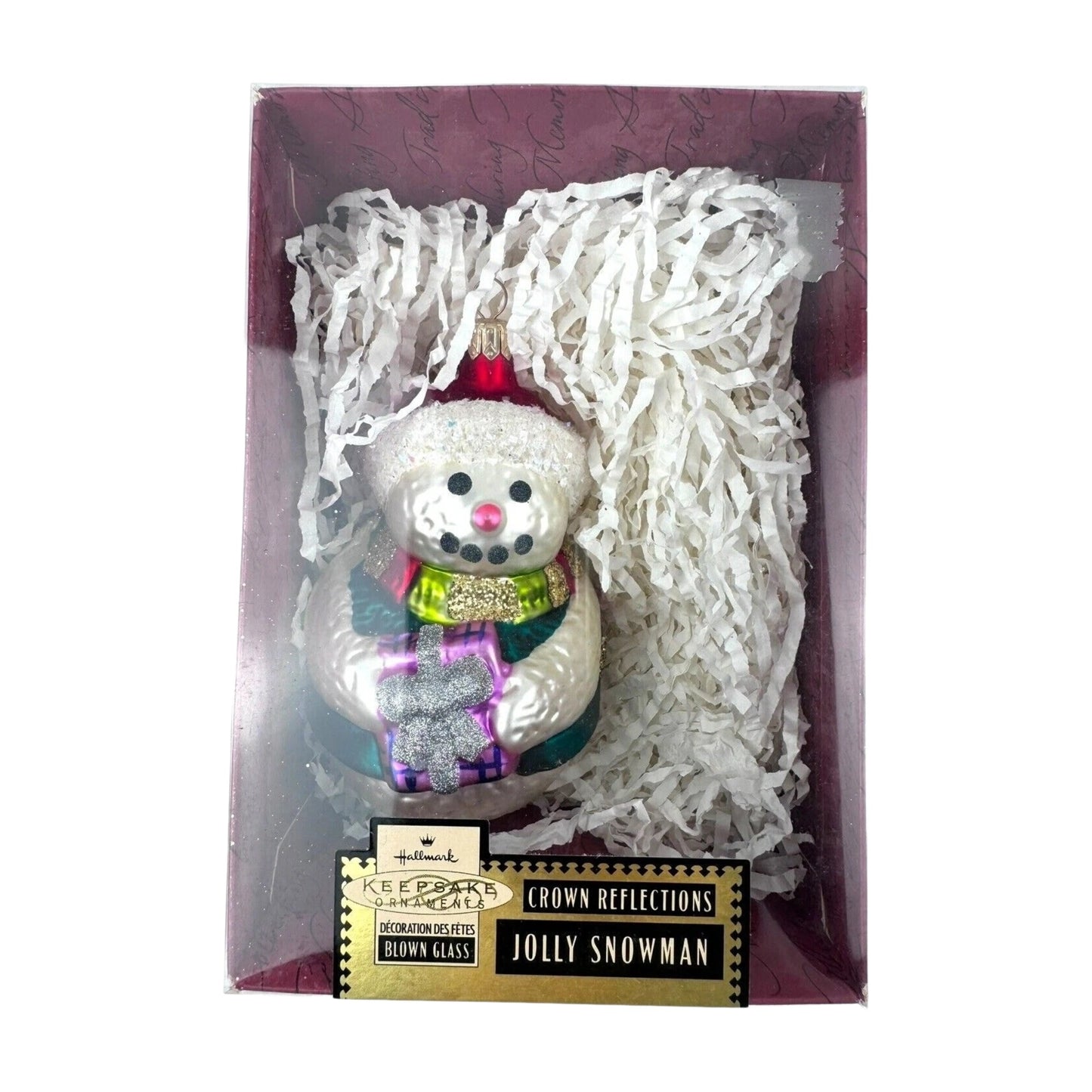1999 Jolly Snowman (Blown Glass)