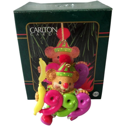 1999 Koala Clown Carlton Cards Ornaments (Teddy Bear) CXOR-163A