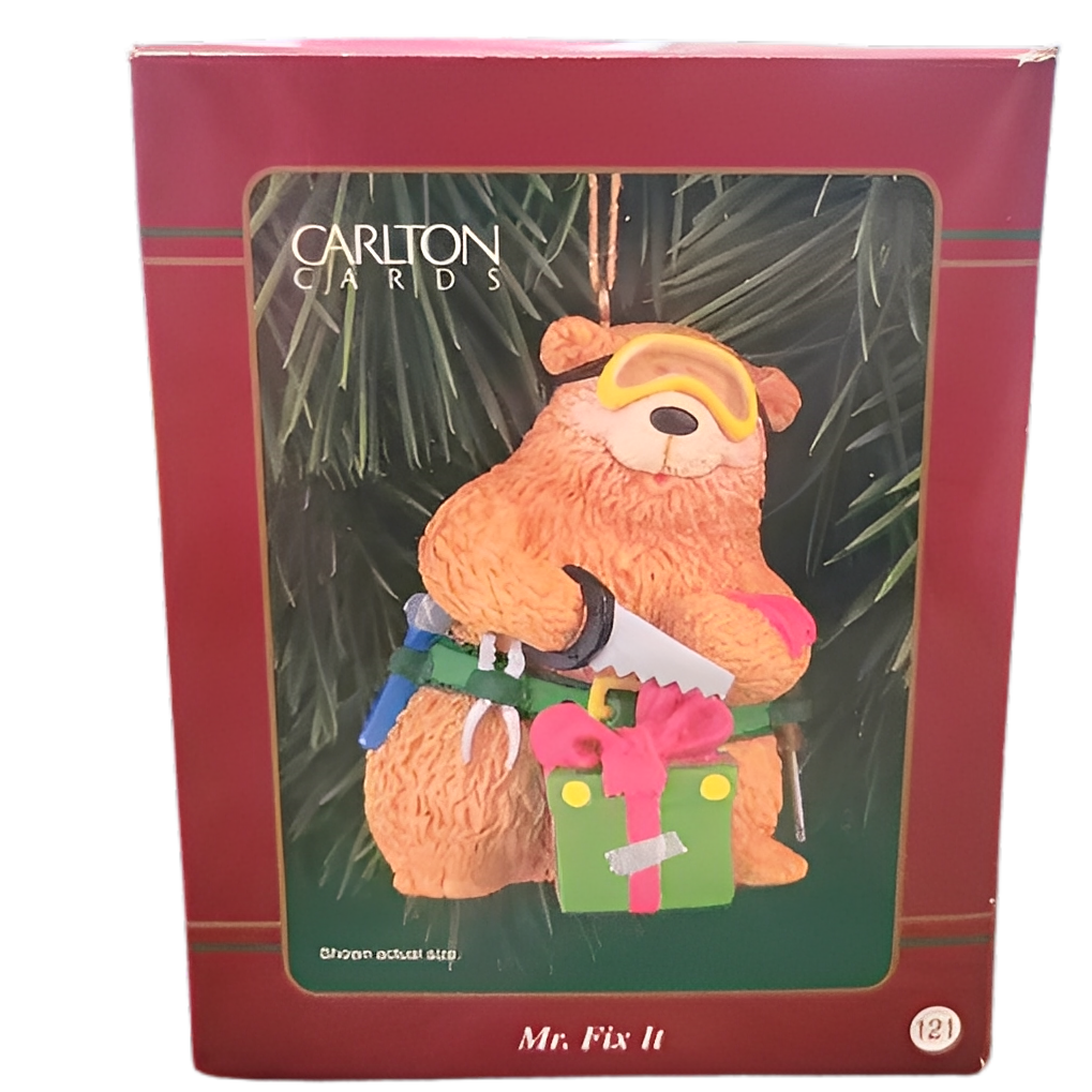 1999 Mr. Fix It Carlton Cards Ornaments (Polar Bear) CXOR-102A
