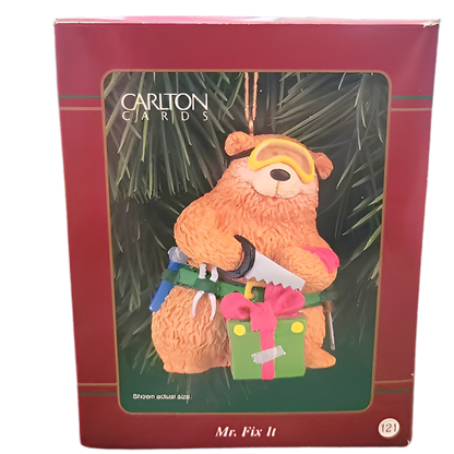 1999 Mr. Fix It Carlton Cards Ornaments (Polar Bear) CXOR-102A