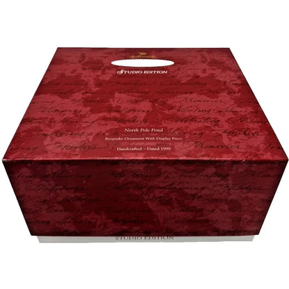 1999 North Pole Pond Hallmark Ornament (Santa & Elves) QXC4677