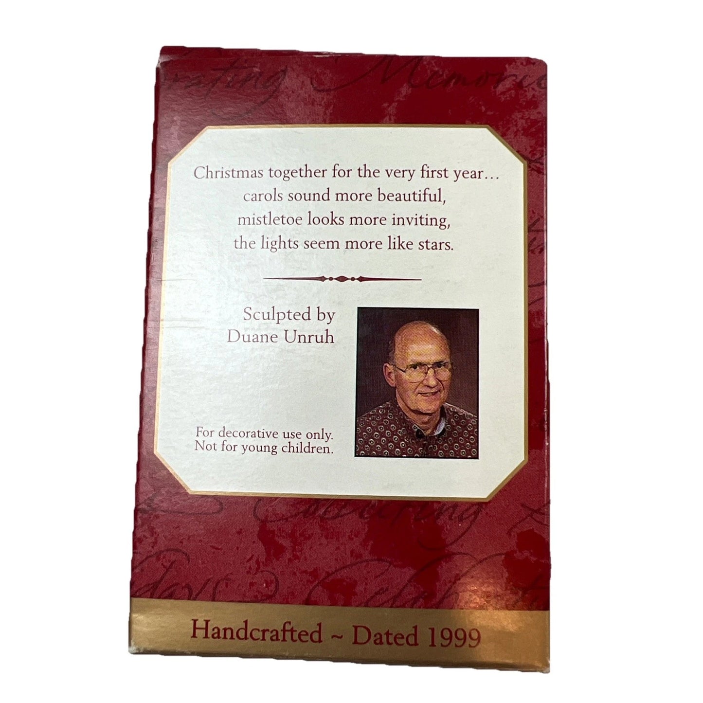 1999 Our First Christmas Together Hallmark Ornament (Our First Christmas) QX6699