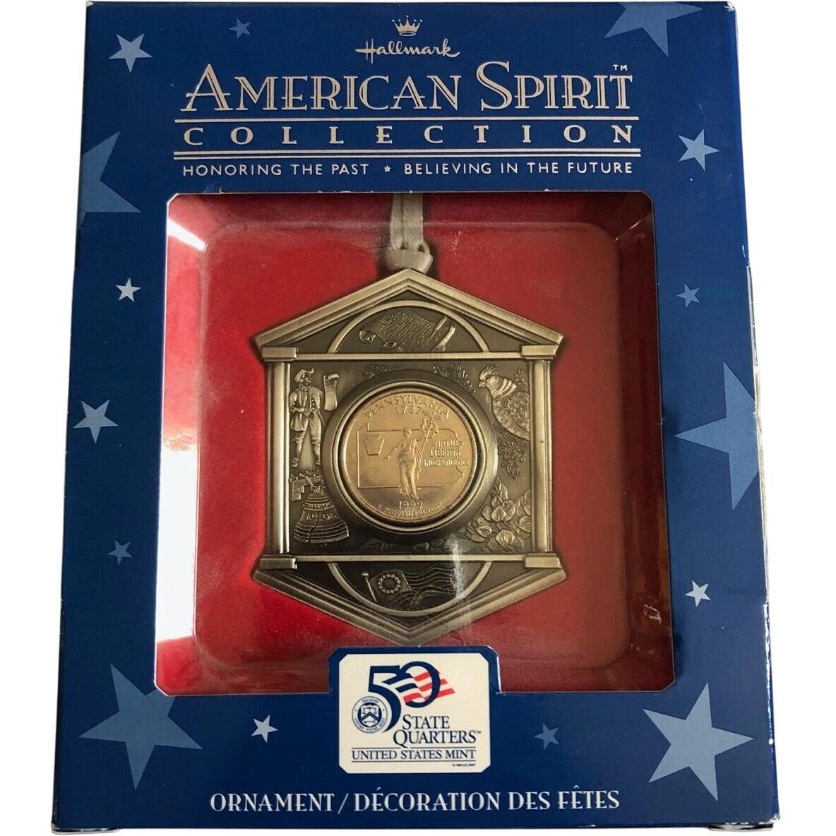 1999 Pennsylvania Quarter Ornament Hallmark Ornament (50 State Quarters) QMP9401