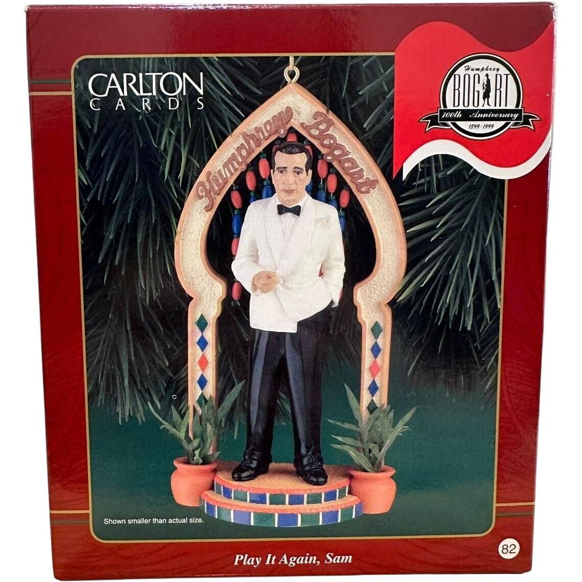 1999 Play it Again, Sam "Play it Again Sam" Humphrey Bogart Ornament Casablanca (Movie)