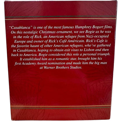 1999 Play it Again, Sam "Play it Again Sam" Humphrey Bogart Ornament Casablanca (Movie)
