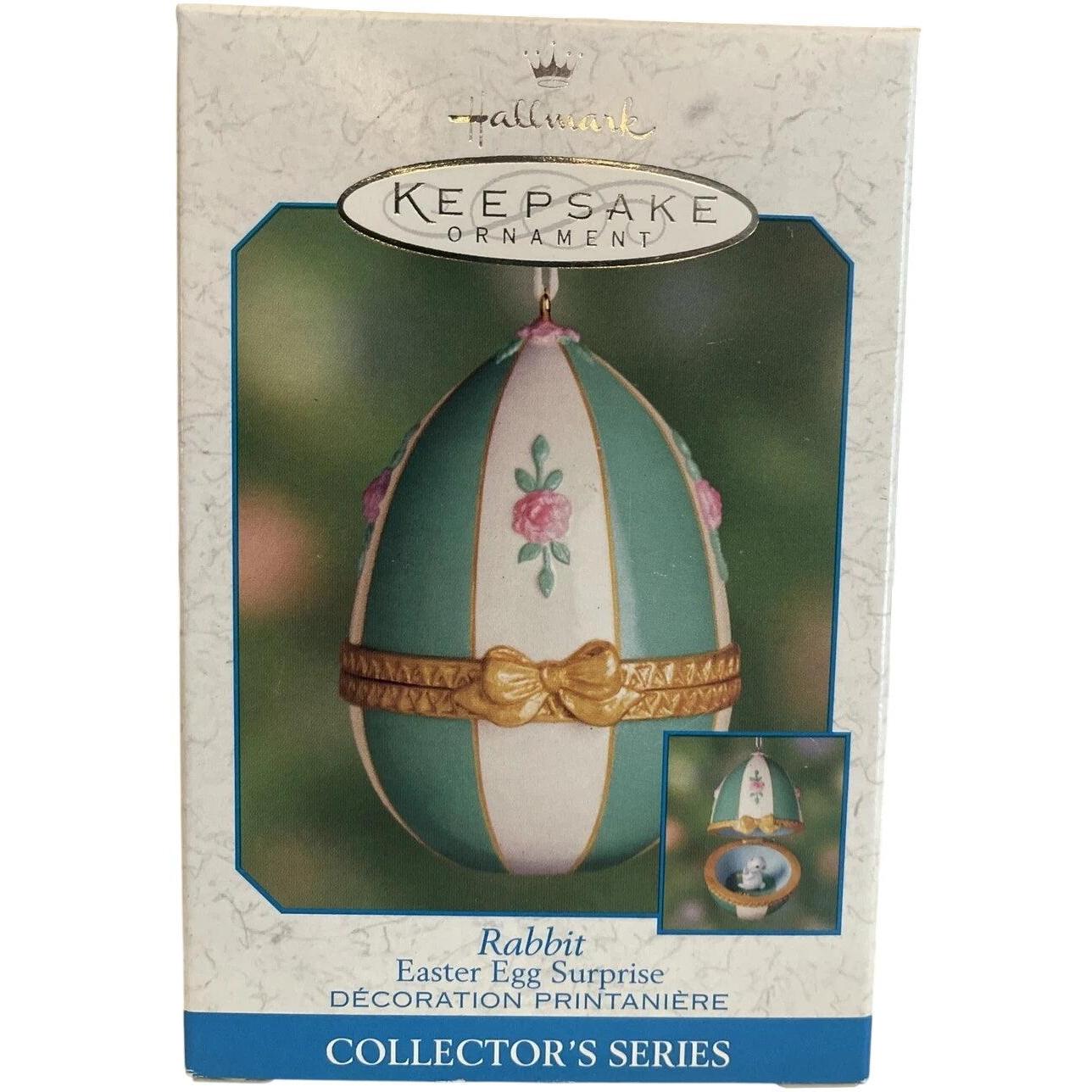 1999 Rabbit Hallmark Ornament (Easter Egg Surprise) QEO8461