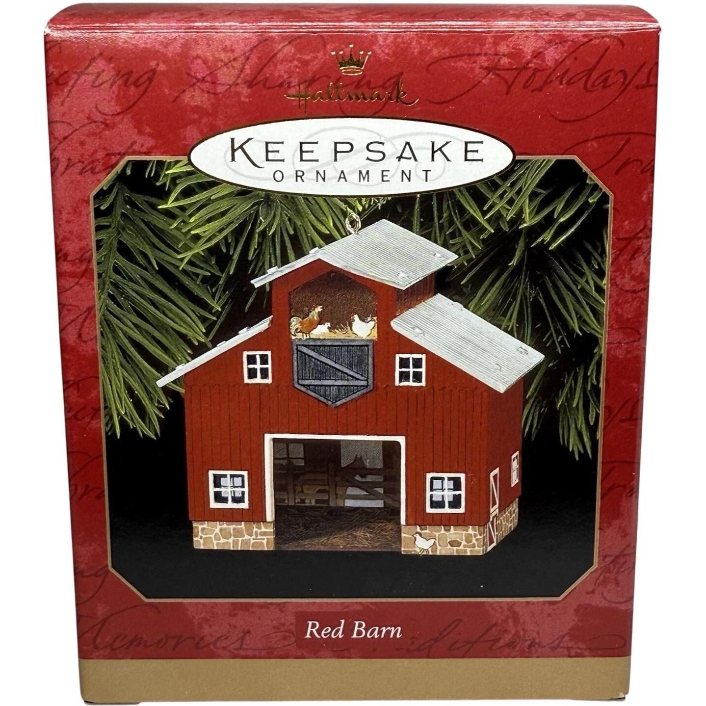 1999 Red Barn Hallmark Ornament (Town and Country) QX6947