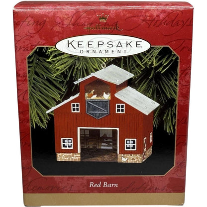 1999 Red Barn Hallmark Ornament (Town and Country) QX6947