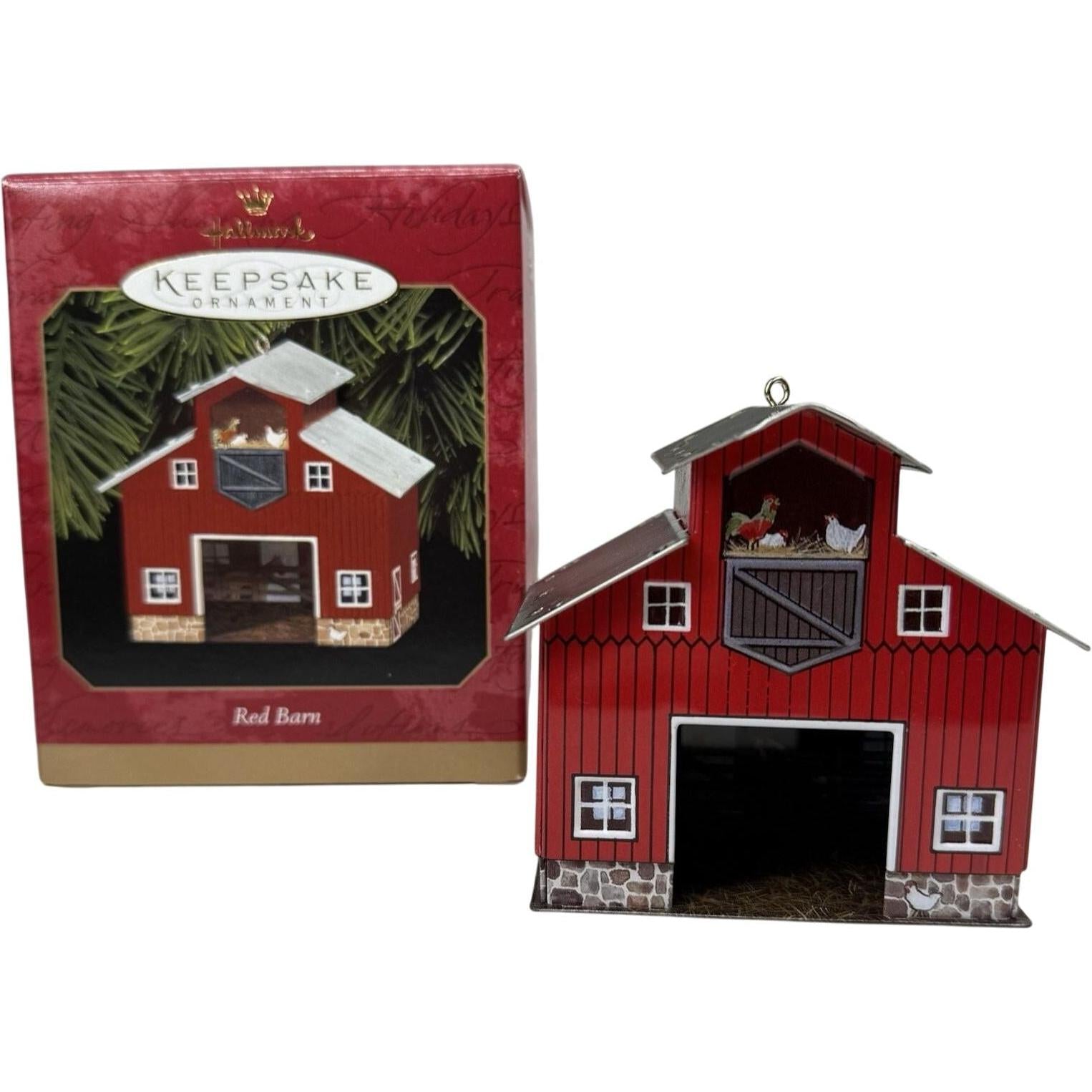 1999 Red Barn Hallmark Ornament (Town and Country) QX6947