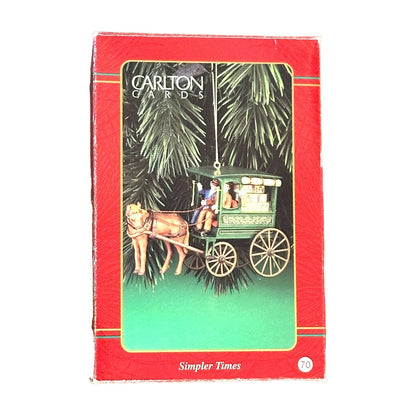 1999 Simpler Times Carlton Cards Ornaments (Rocking Horse) CXOR-079W
