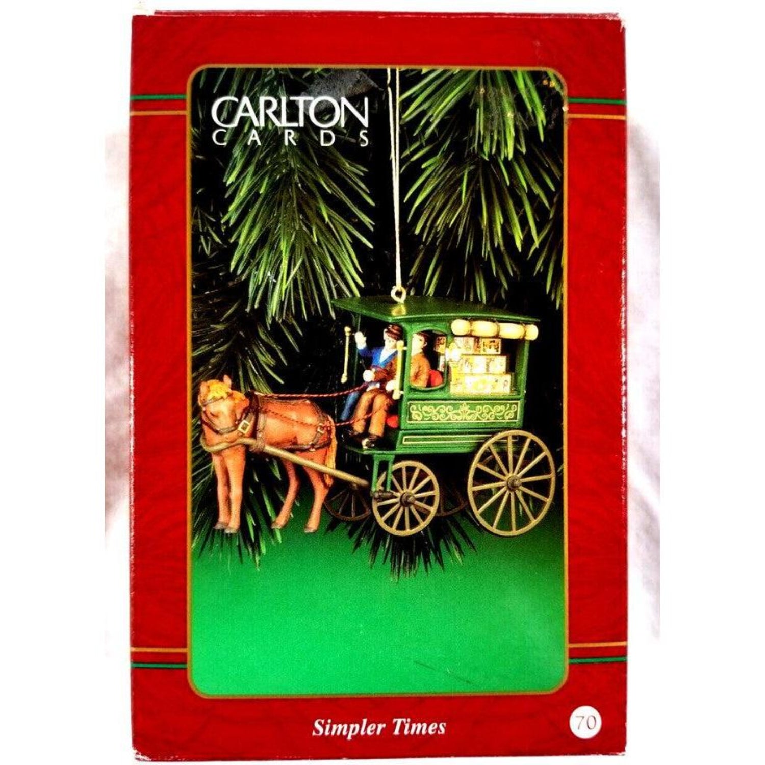 1999 Simpler Times Carlton Cards Ornaments (Rocking Horse) CXOR-079W