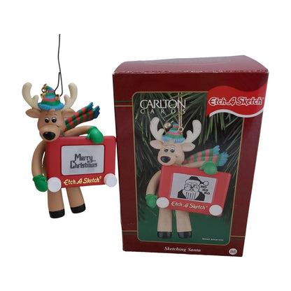 1999 Sketching Santa Carlton Cards Ornaments (Reindeer) CXOR-051A